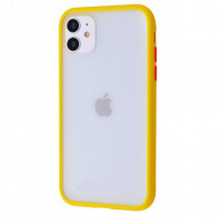 Чохол Shadow Matte на iPhone 11 Canary yellow/Red